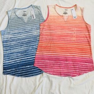 Two NWT Sonoma sleeveless tops